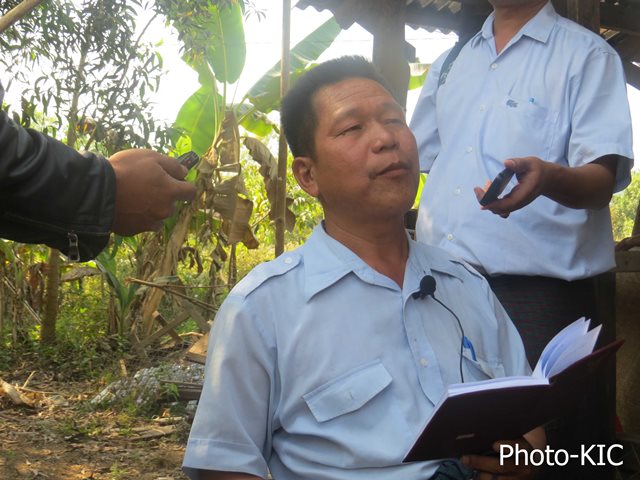 ကျောက်မိုင်းဖောက်လုပ်ရေး ဆုံးရှုံးမှုအတွက် စစ်ထောက်ချုပ်ရုံးမှ ဒေသခံများကို ကွင်းဆင်းမေးမြန်းခဲ့