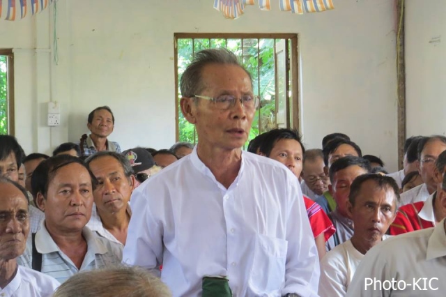 ဧရာဝတီတိုင်း ကရင်လူထုကို ငြိမ်းချမ်းရေးလုပ်ငန်းစဉ်များ ကေအဲန်ယူ ရှင်းလင်း