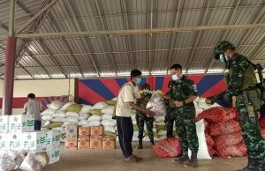 ကိုဗစ်ကပ်ရောဂါ ကာလအတွင်း စားဝတ်နေရေးအခက်အခဲရှိသူများကို DKBA ထောက်ပံ့မှုပြုလုပ်