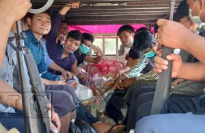 လှိုင်းဘွဲတွင် ဖမ်းဆီးထိန်းသိမ်းခံရသည့် ကရင်လူငယ် ၅ဦး ထောင်ဒဏ် ၂နှစ်ချမှတ်ခံရ