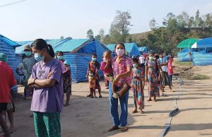 လေးကေ့ကော်ဒေသ စစ်ဘေးရှောင်ပြည်သူ အိုမီခရွန် ကူးစက်ခံရမှု ဆက်လက်တိုးပွားနေ