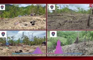 Burma army aircraft attack Cobra Column camp twice