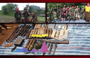 Sixteen members of the Waw Lay police force and their families are still missing
