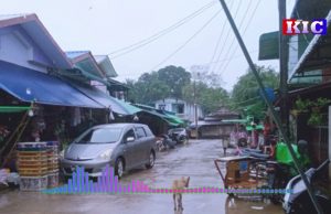 Fewer shoppers and pedestrians are seen after the shooting in the Kawkreik town