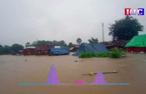 Nearly 200 people have been displaced by continuous rain in Kyarinn Seik Kyi