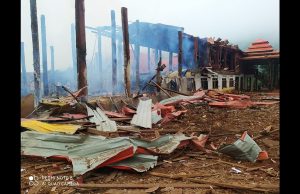 The Makkatha Monastery was destroyed by aerial bombardment of the Military Council