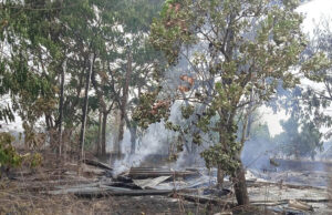 ကျောက်ကြီးရှိ လယ်ဝိုင်းကြီးကျေးရွာကို စစ်ကောင်စီတပ်က ရွာလုံးကျွတ်နီးပါး မီးရှို့ဖျက်ဆီး