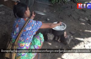 Due to fighting in Thay Baw Bo area displaced people are facing difficulties for food and shelter4
