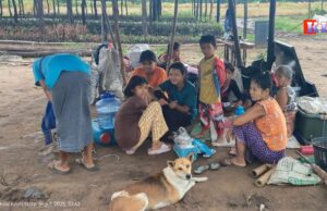စစ်တပ်က ရသေ့ဂူရွာကို ပေါင် ၅၀၀ ဗုံး နှစ်လုံးကြဲပြီးနောက် မြေပြင်စစ်ကြောင်းများ မယ်ထော်သလေး၊ မဲကနယ်သို့ ရောက်လာ