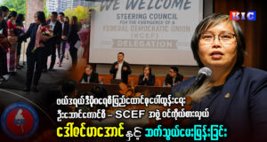 ဖက်ဒရယ်ဒီမိုကရေစီပြည်ထောင်စုပေါ်ထွန်းရေး ဦးဆောင်ကောင်စီ-SCEF အဖွဲ့ဝင်ကိုယ်စားလှယ် ဒေါ်ဇင်မာအောင်နှင့် ဆက်သွယ်မေးမြန်းခြင်း။