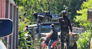 မဲ့ကိုကင်းအစိုးရကျောင်း လက်နက်ကျည်ကျအပြီး သောင်ရင်းမြစ်ကမ်းနား လုံခြုံရေးတိုးမြှင့်