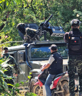 မဲ့ကိုကင်းအစိုးရကျောင်း လက်နက်ကျည်ကျအပြီး သောင်ရင်းမြစ်ကမ်းနား လုံခြုံရေးတိုးမြှင့်