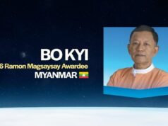 AAPP ပူးတွဲတည်ထောင်သူ ဦးဘိုကြည် ၂၀၂၆ ခုနှစ်အတွက် ရေမွန်မက်စေးစေး ဆုရရှိ