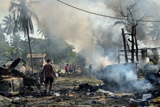 ကျောက်တော်မြို့တွင် အရပ်သားများ တိုက်ခိုက်ခံရမှု လက်ခံနိုင်ဖွယ်မရှိဟု UK အစိုးရရှုတ်ချ